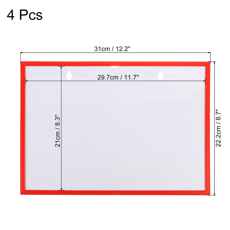 Magnetic Sign Holder, Pack Display Frame for Office