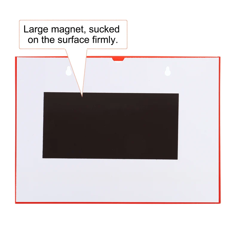 Magnetic Sign Holder, Pack Display Frame for Office