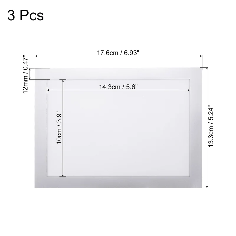 Magnetic Sign Holder with Sticker, Pack Window