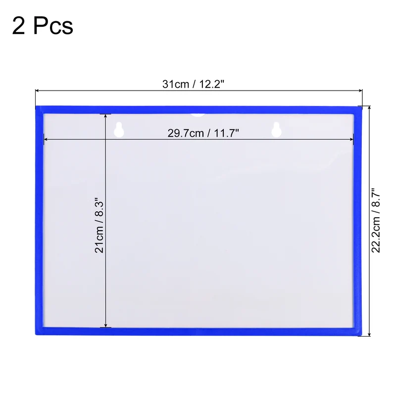 Inch Magnetic Sign Holder, Pack Display Frame for Office