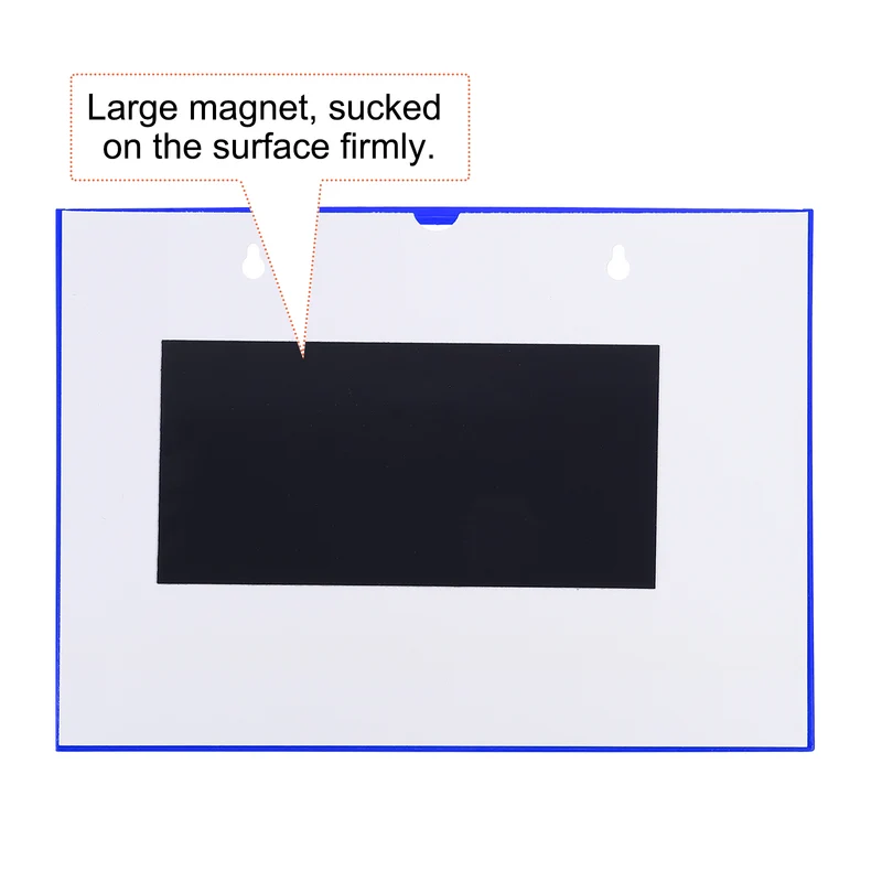 Inch Magnetic Sign Holder, Pack Display Frame for Office