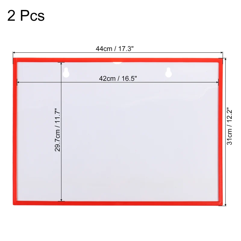 Inch Magnetic Sign Holder, Pack Display Frame for Office
