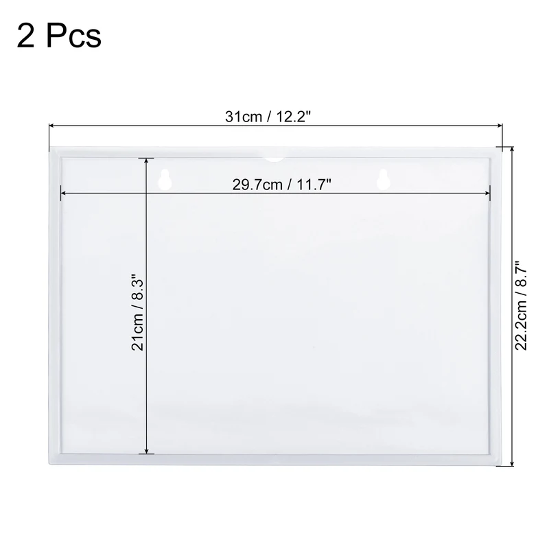 Inch Magnetic Sign Holder, Pack Display Frame for Office