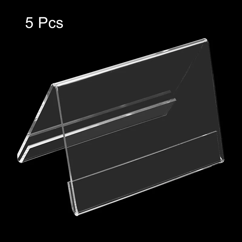Acrylic Desk Nameplate Holders Transparent Name Holder