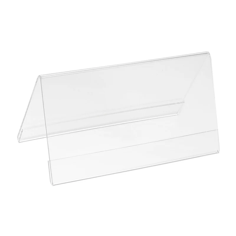 Acrylic Desk Nameplate Holders Transparent Name Holder