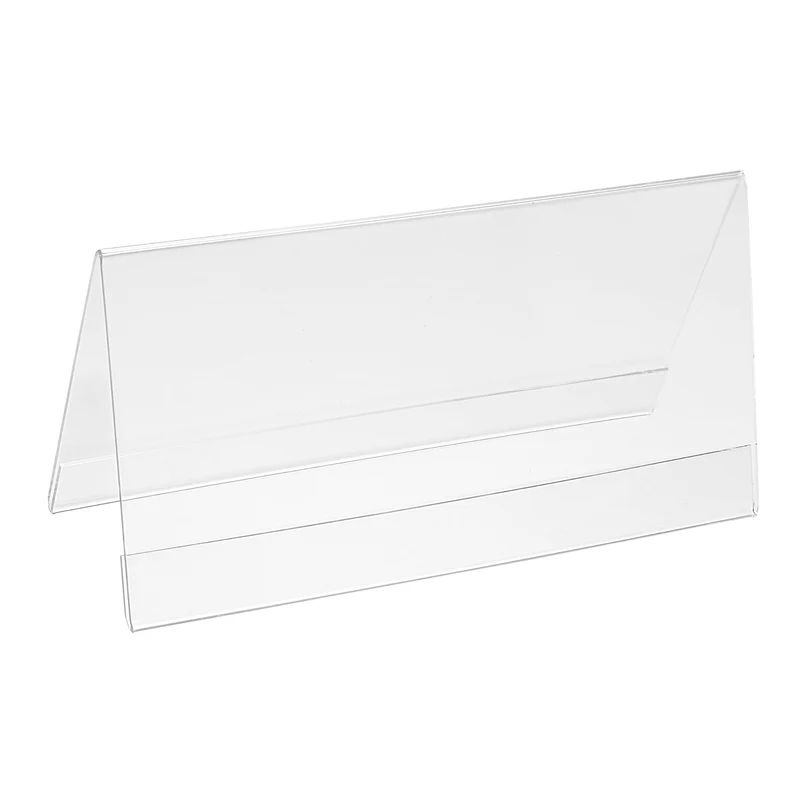 Acrylic Desk Nameplate Holders Transparent Name Holder