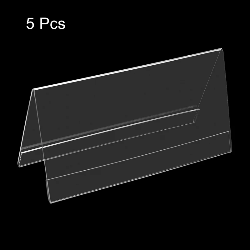 Acrylic Desk Nameplate Holders Transparent Name Holder
