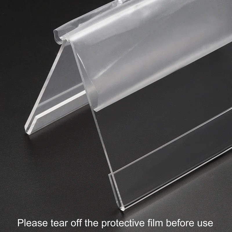 Acrylic Desk Nameplate Holders,Transparent Name Tent Holders