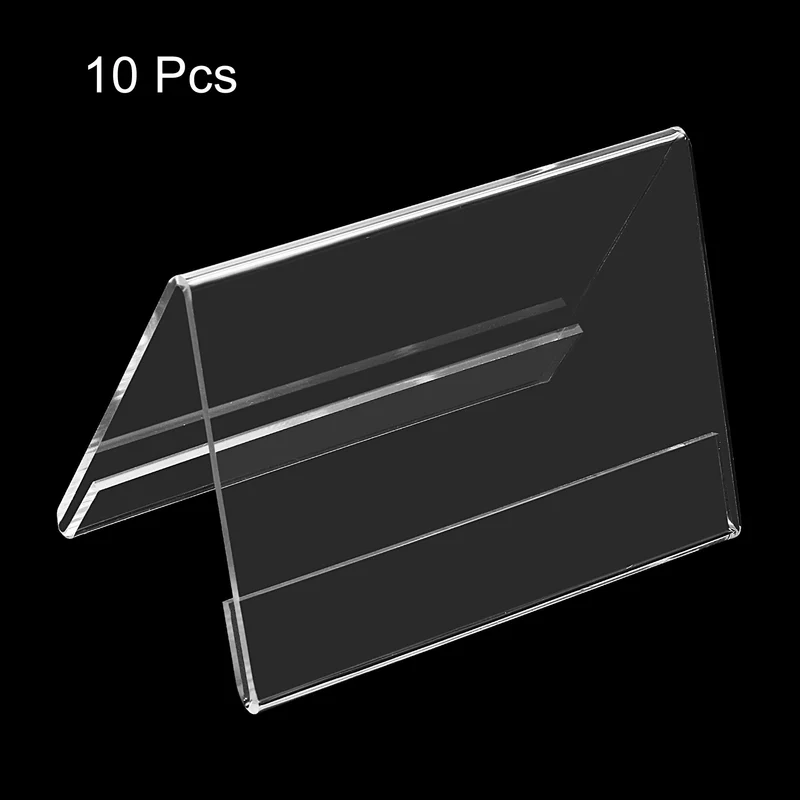 Acrylic Desk Nameplate Holders,Transparent Name Tent Holders