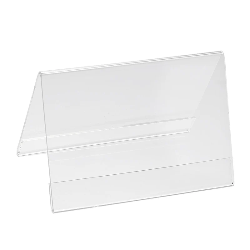 Acrylic Desk Nameplate Holders,Transparent Name Tent Holders