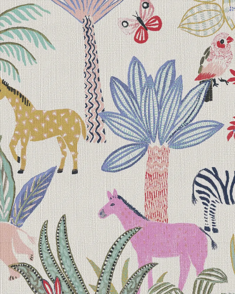 Tropical Patterned Kid's Custom Curtain