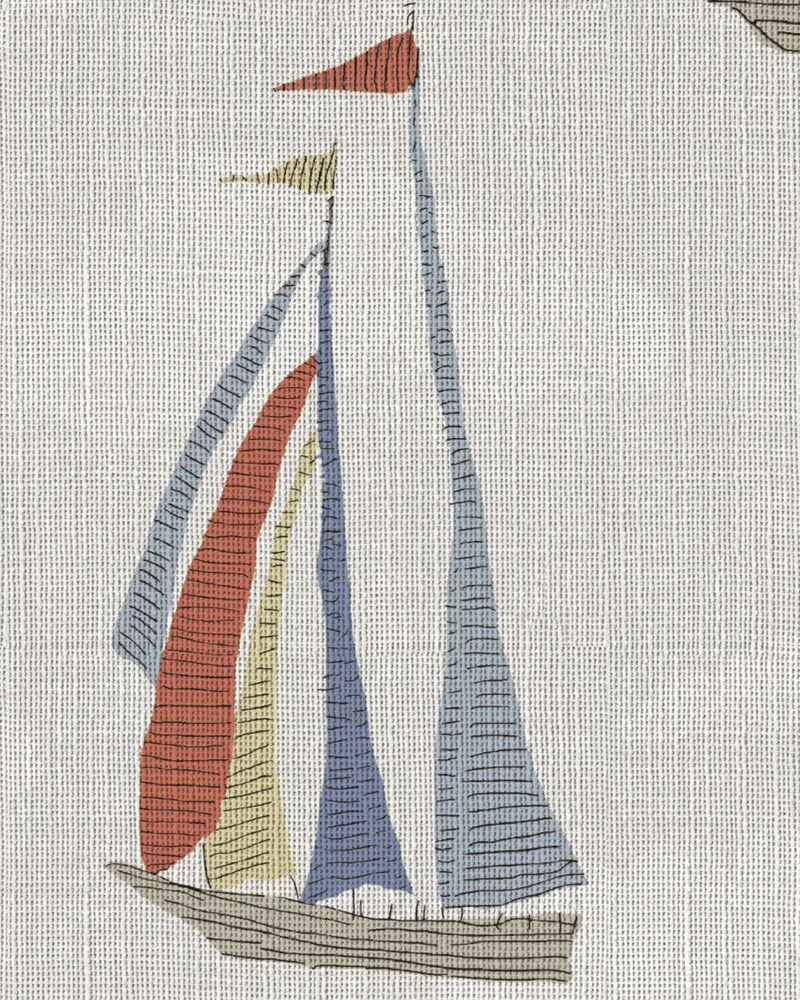 Voyage Patterned Kid's Custom Curtain