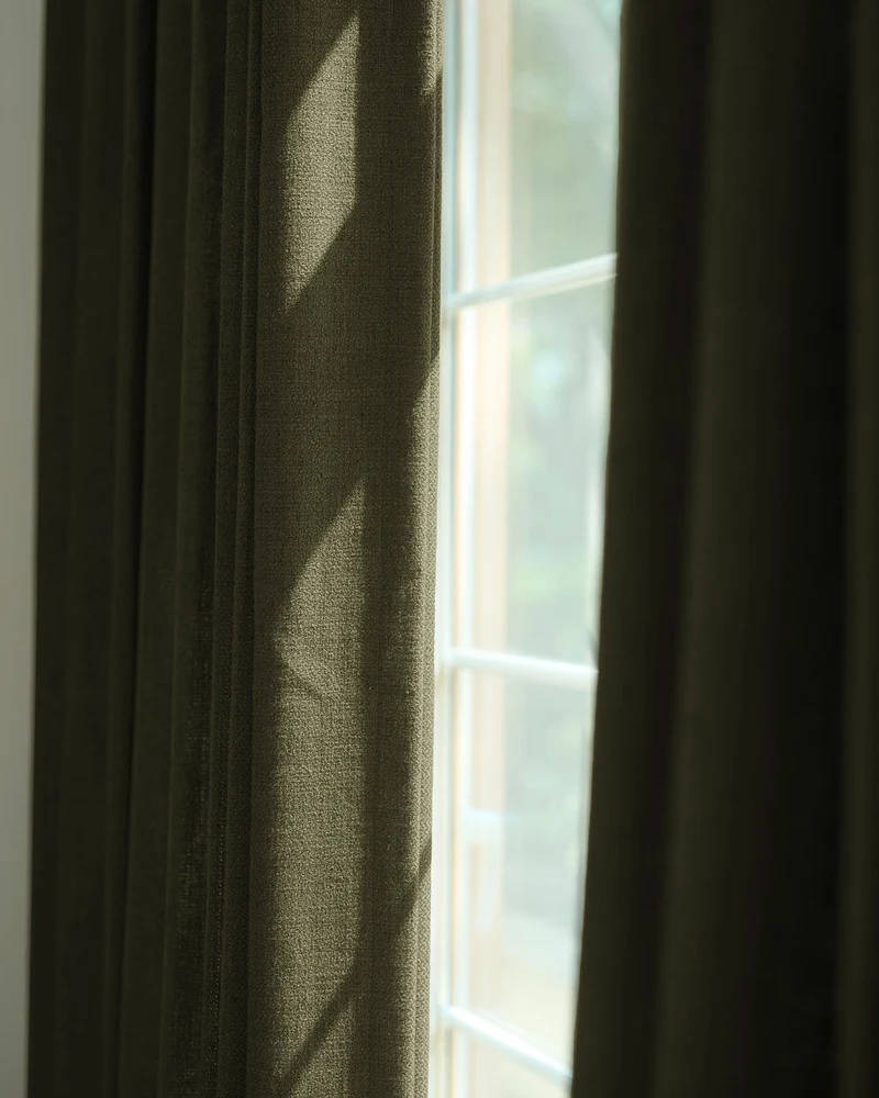 Iris Textured Custom Curtain