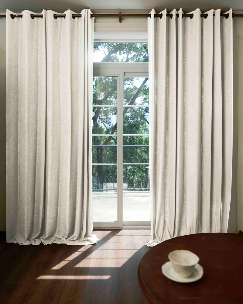 Iris Textured Custom Curtain