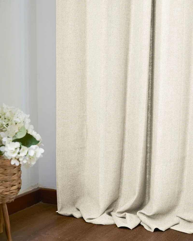 Iris Textured Custom Curtain