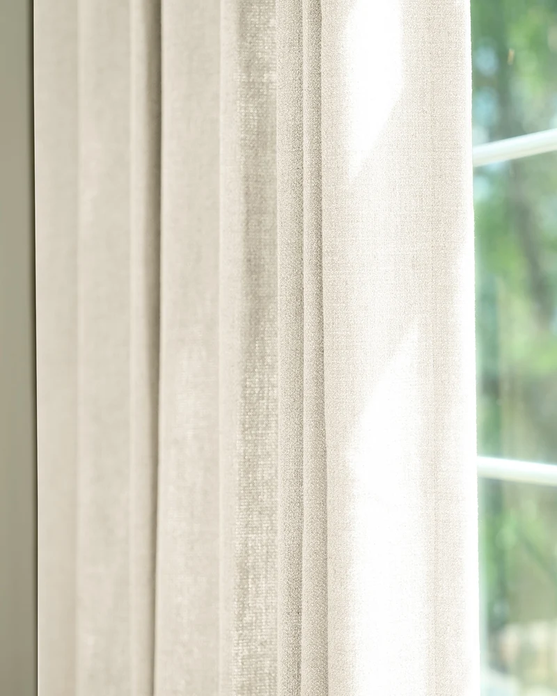 Iris Textured Custom Curtain