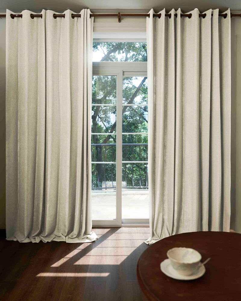 Iris Textured Custom Curtain