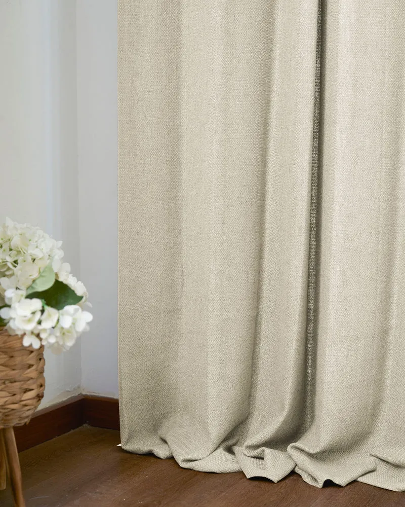 Iris Textured Custom Curtain