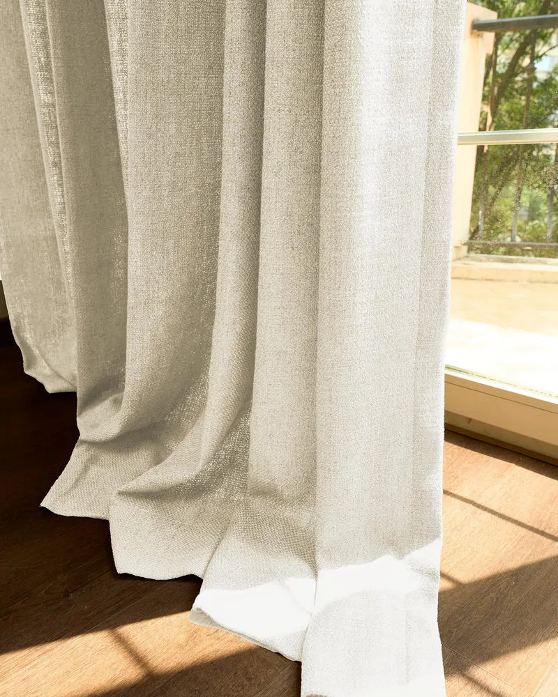 Iris Textured Custom Curtain