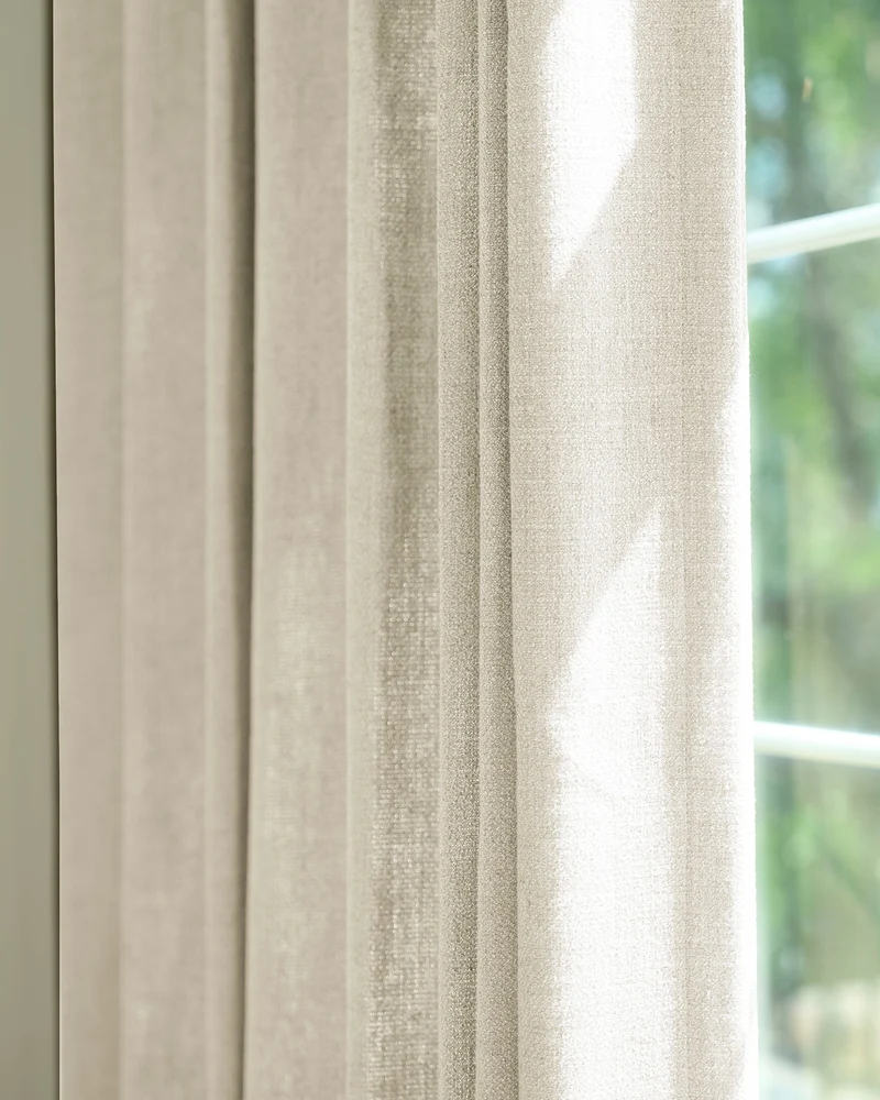 Iris Textured Custom Curtain