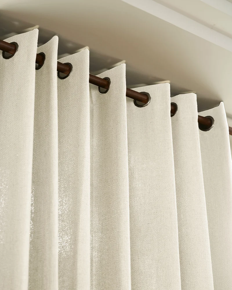 Iris Textured Custom Curtain