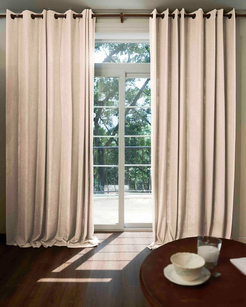 Iris Textured Custom Curtain