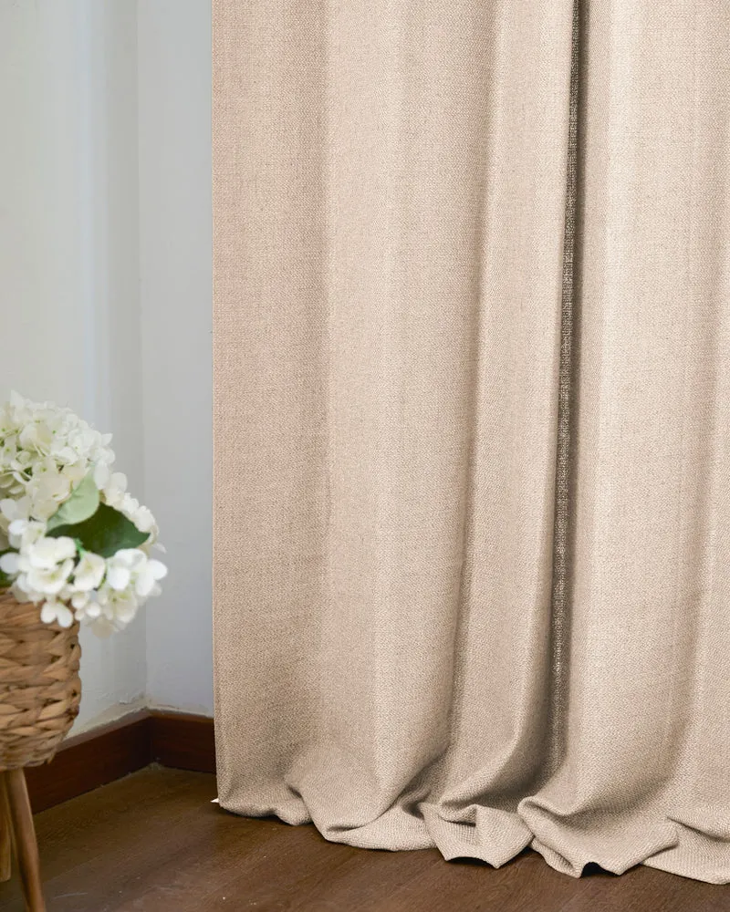 Iris Textured Custom Curtain