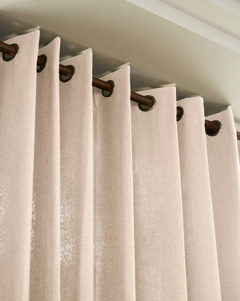 Iris Textured Custom Curtain