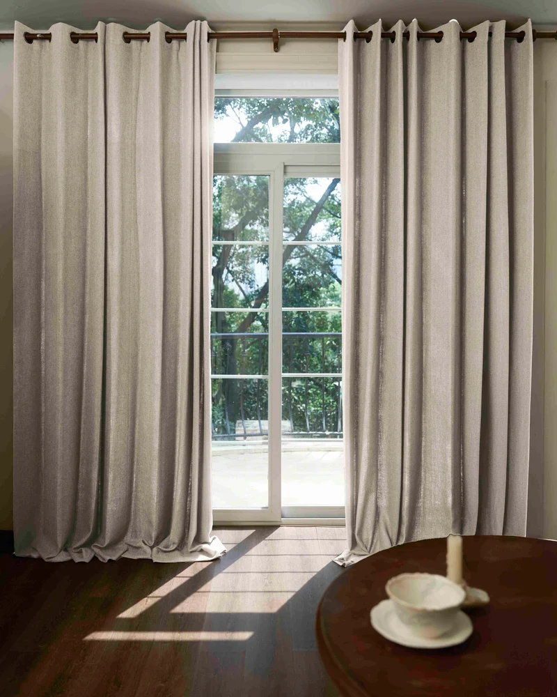 Iris Textured Custom Curtain