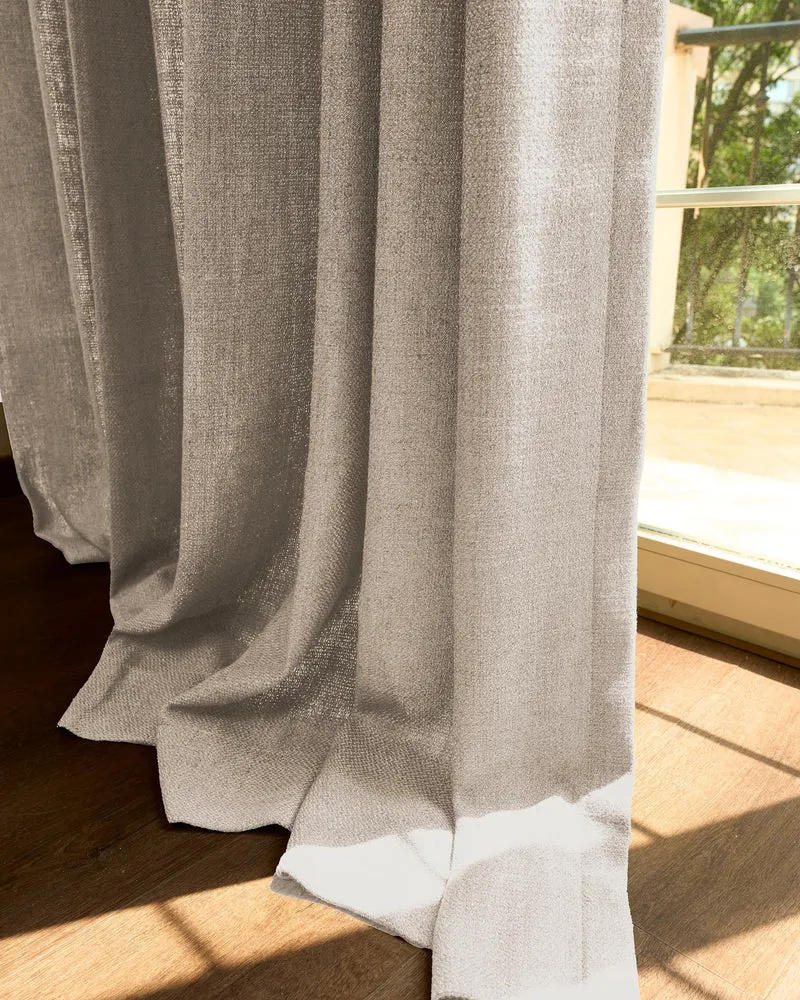 Iris Textured Custom Curtain