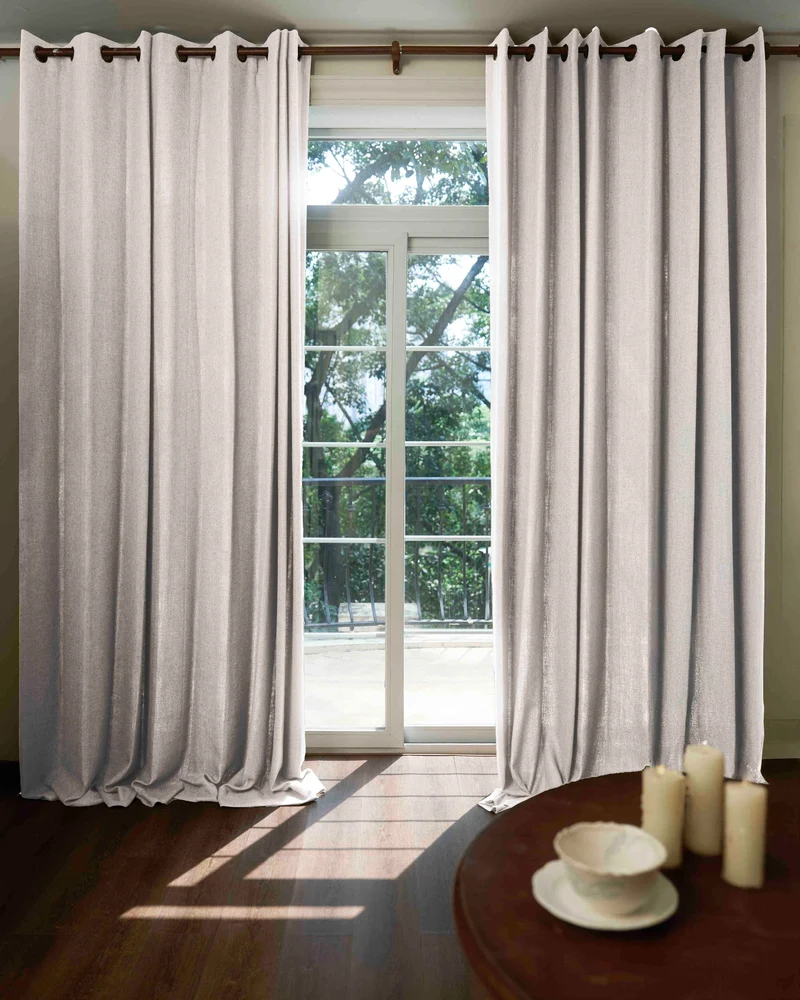 Iris Textured Custom Curtain