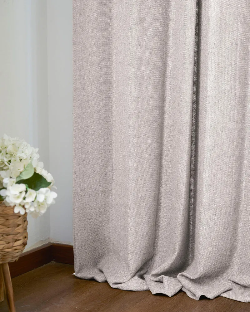 Iris Textured Custom Curtain
