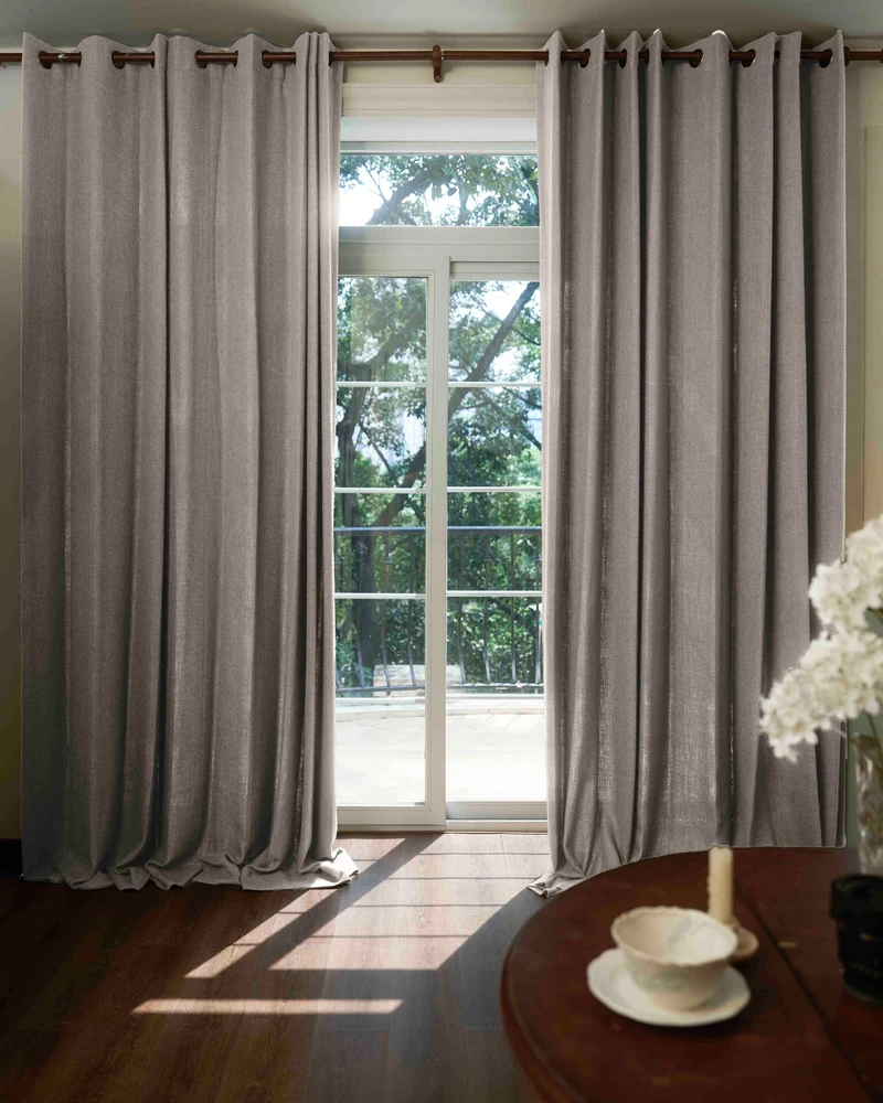 Iris Textured Custom Curtain
