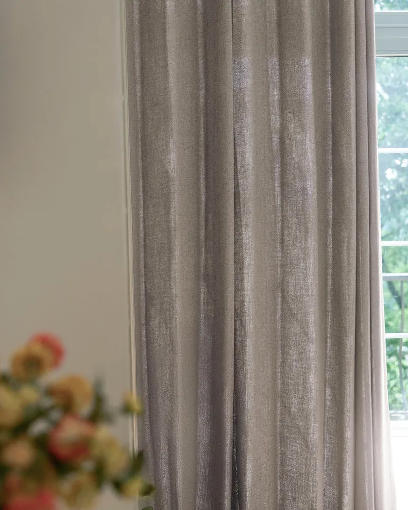 Iris Textured Custom Curtain