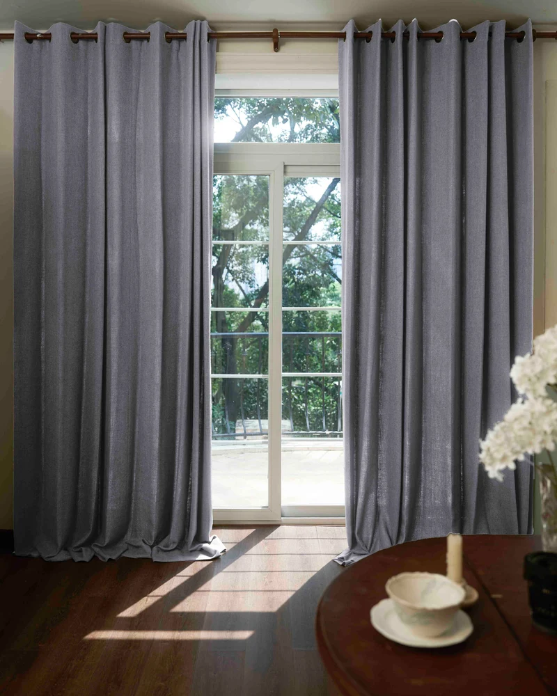 Iris Textured Custom Curtain