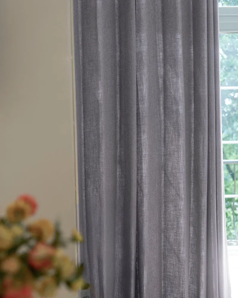 Iris Textured Custom Curtain