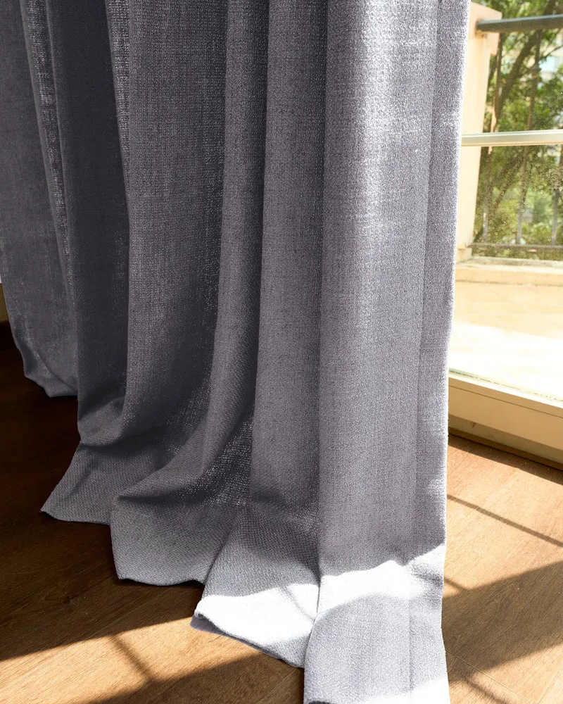 Iris Textured Custom Curtain