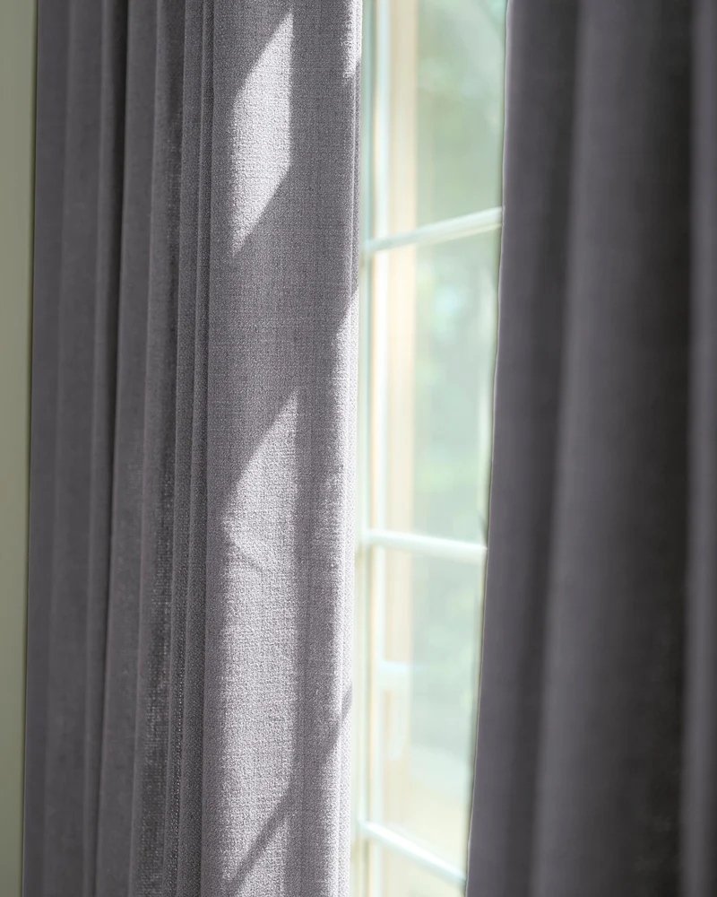 Iris Textured Custom Curtain