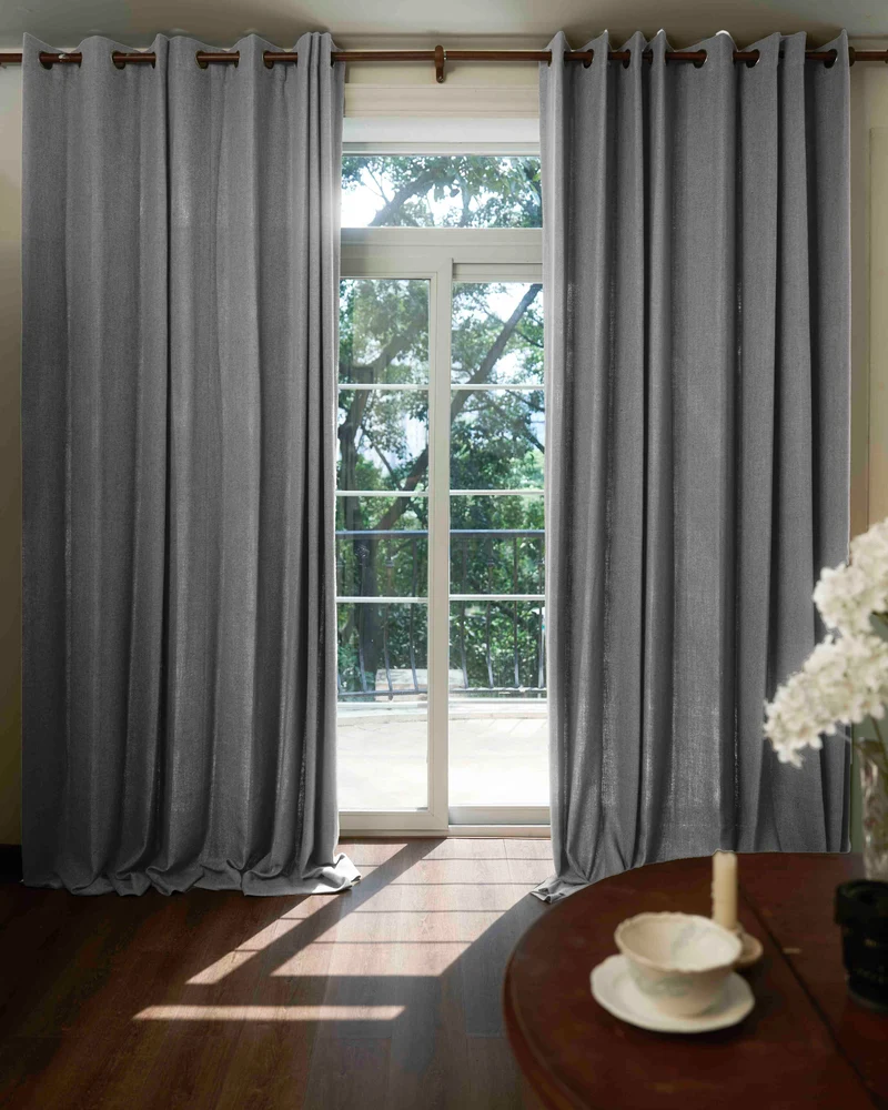 Iris Textured Custom Curtain
