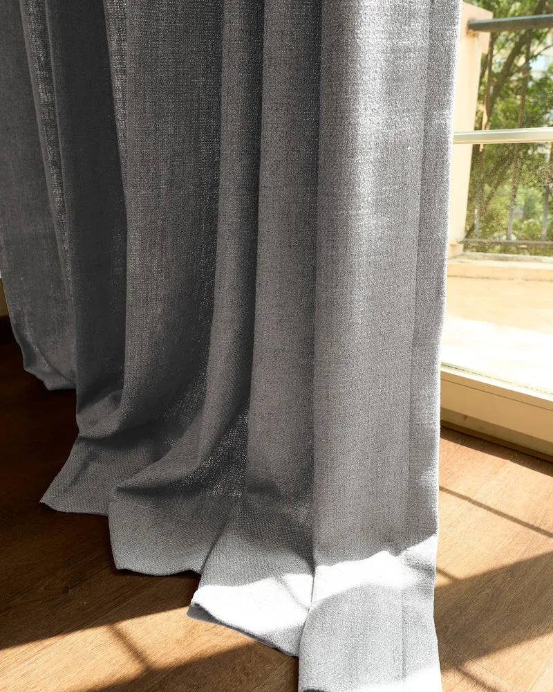 Iris Textured Custom Curtain