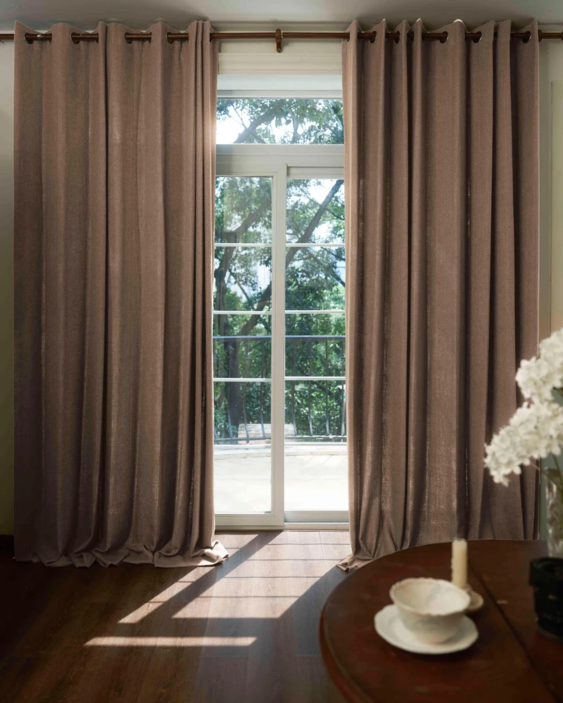 Iris Textured Custom Curtain