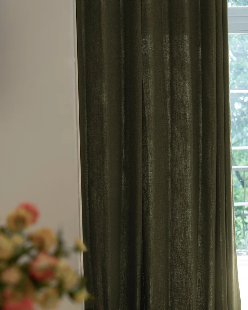 Iris Textured Custom Curtain