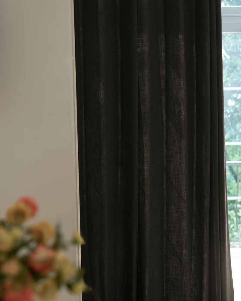 Iris Textured Custom Curtain