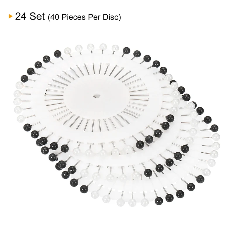 Pearl Head Sewing Pin Straight Corsage Decorative Round Pin for Sewing Dressmaking Supplies