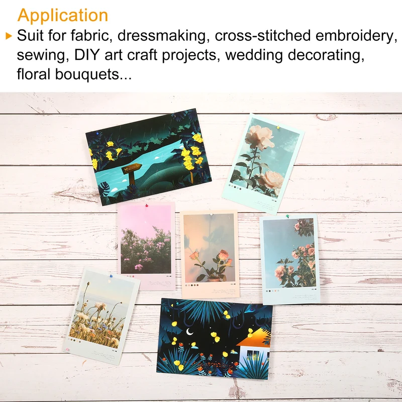Pearl Head Sewing Pin Straight Corsage Decorative Round Pin for Sewing Dressmaking Supplies