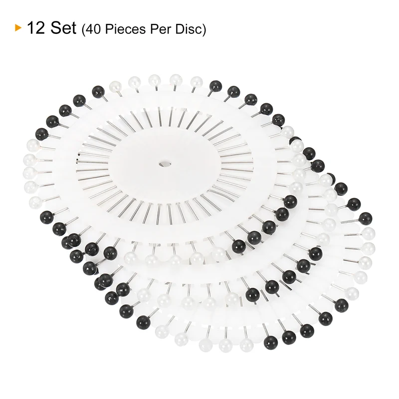 Pearl Head Sewing Pin Straight Corsage Decorative Round Pin for Sewing Dressmaking Supplies