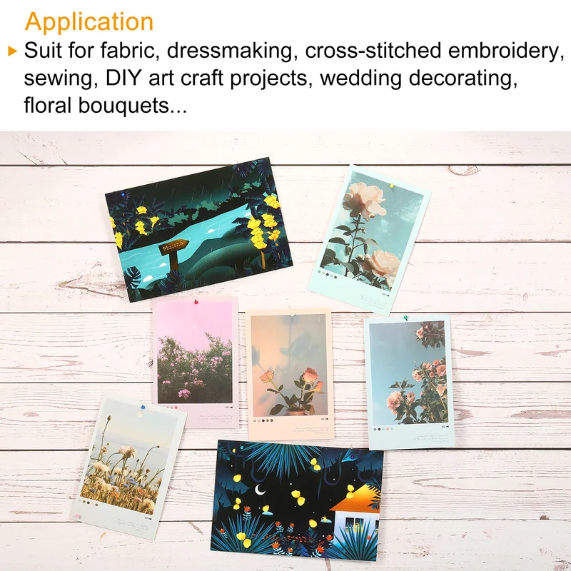 Pearl Head Sewing Pins Straight Corsage Decorative Round Pin for Sewing Dressmaking Supplies