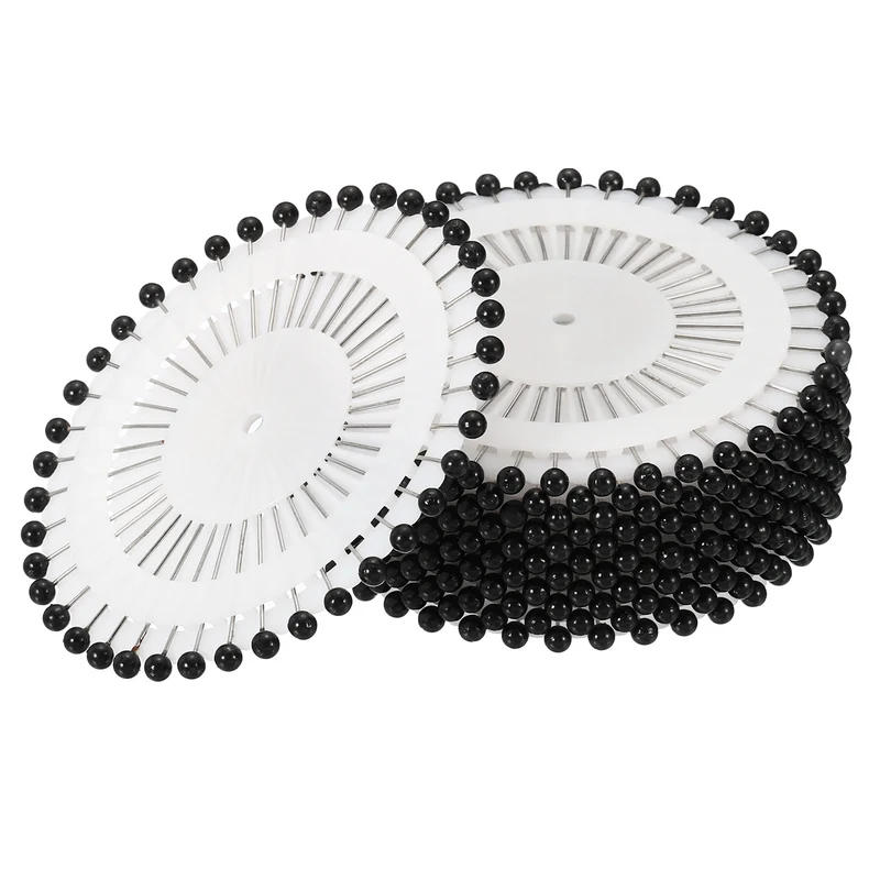 Pearl Head Sewing Pins, Straight Corsage Decorative Round Pin for Sewing Dressmaking Supplies
