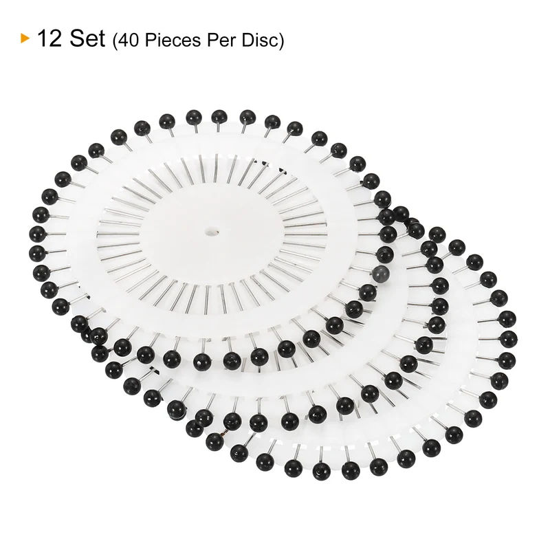 Pearl Head Sewing Pins, Straight Corsage Decorative Round Pin for Sewing Dressmaking Supplies