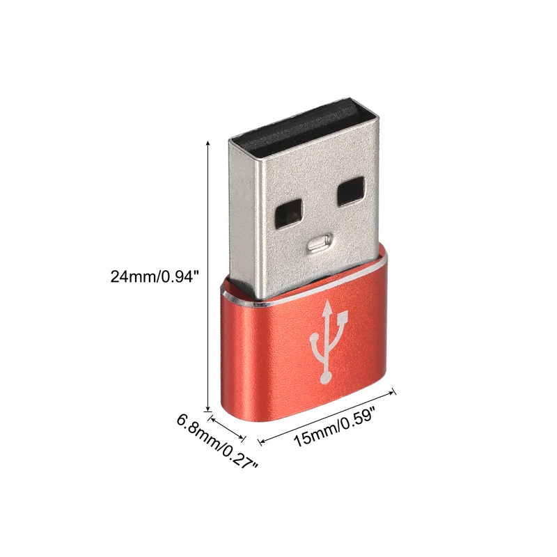 USB C Female to USB Male Adapter, Type C to USB Converter Adapter for Phone, Tablet, Computer